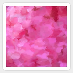 Pretty in Shades of Pink - Abstract Watercolor design Sticker